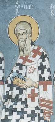 Ап. Лин. Фреска. Монастырь св. Иоанна Лампадистиса. Калопанайотис. Кипр. 1400 год.