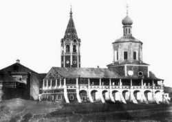Саратовский Троицкий собор.  Фото 1850-х гг.