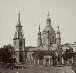 Санкт-Петербургский Андреевский собор, 1860-е (?). Фото с сайта oldsp.ru