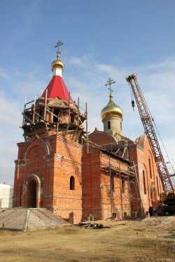 Эльбанский Георгиевский храм.  Фото не позднее 30 октября 2013 г.