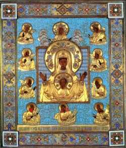 Курская-Коренная икона Божией Матери "Знамение"