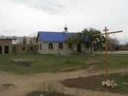 Строящийся храмовый комплекс Державной иконы Божией Матери в г. Симферополе, 1 января 2013