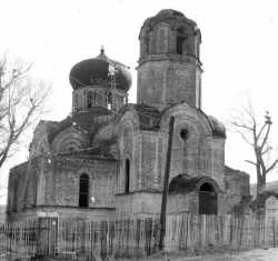 Боровецкий храм в запустении, вторая половина XX века