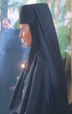 Игумения Коломба, в день возведения в сан игумении, 8 января 2014 г.