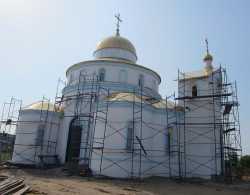 Храм Покрова Пресвятой Богородицы в п. Смидович, 4 июня 2014 года