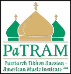 Логотип Русско-Американского музыкального института имени Патриарха Тихона