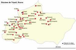 Триполийская митрополия по состоянию ок. нач. 2010-х гг.