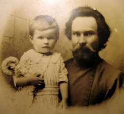 А.С.Милицин с дочерью Марией,1912 г.