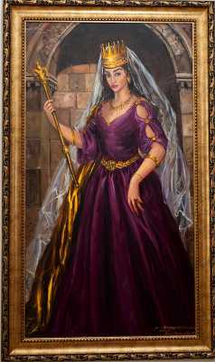 Царица Парандзем. Картина современной армянской художницы Лилии Карчикян. 2010 год.
