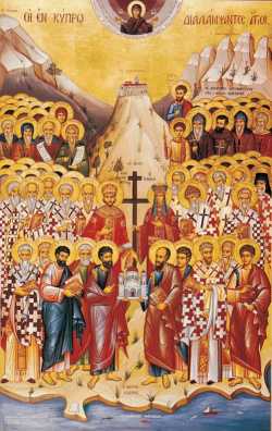 Собор Кипрских святых. Икона