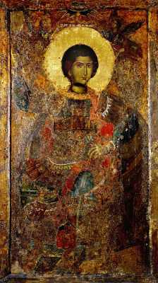 Икона вмч. Георгия Победоносца из монастыря Ксенофонт