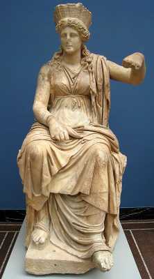 Статуя Кибелы. Формия, Лацио, Италия, 1 в. до н.э.