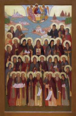 Собор Карельских святых. Икона