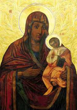 Бежевская икона Божией Матери из Варваринского храма с. Бежево Житомирской области.