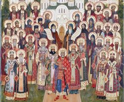Икона Всех святых Черниговских (центральная часть) из храма-комплекса Всех святых Черниговских (г. Чернигов)