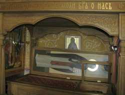 Рака с мощами прп. Герасима Болдинского в Герасимо-Болдинском монастыре