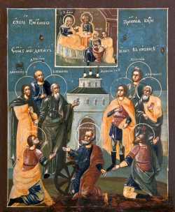 Девять мучеников Кизических. Икона