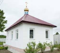 Южно-Сахалинский Лукинский храм при ЛИУ-3 в Лиственничном. Фото 11 июня 2016 г.