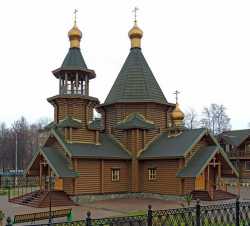 Подольск. Церковь Георгия Победоносца в Кутузове, 22 ноября 2015
