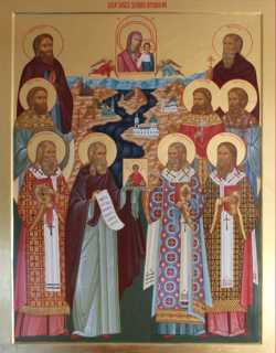 Собор Алтайских святых.  Икона с сайта Барнаульской духовной семинарии