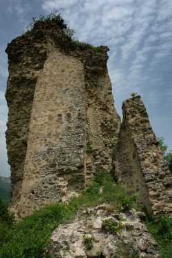 Руины крепости Уджарма, резиденции царя Дачи.