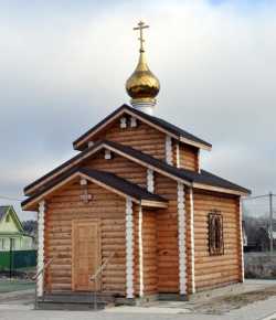 Храм во имя блаженной Матроны Московской в Пожинской, 2010-е. Фото с сайта Егорьевского благочиния
