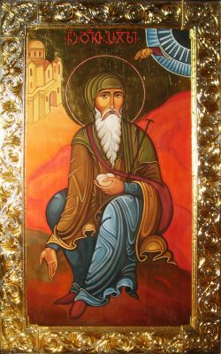 Прп. Давид Гареджийский. Икона из Давидогареджийского монастыря