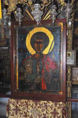 Икона святого Георгия Победоносца. монастырь Зограф. Афон