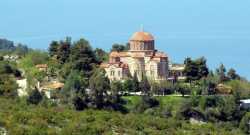 Каламосский Симеоновский монастырь. Вид на храм Симеона Нового Богослова