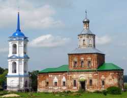 Успенский собор Шаровкина монастыря. Фото 28 июля 2017 г.