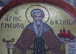 Преподобный Григорий Ктитор. Афон, монастырь Григориат