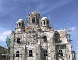 Строительство Пномпеньского Георгиевского храма на ул. Ханой. Фото кон. 2016 г.
