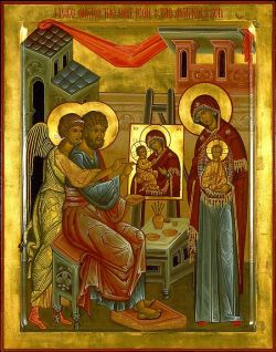 Св. Евангелист Лука пишет икону Богоматери
