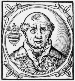 Гормизд, папа Римский. Гравюра. (Sacchi. Vitis pontificut. 1626) (РГБ)