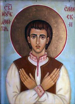 Мч. Димитрий Сливенский. Икона из кафедрального собора Святого Димитрия Сливенского, г. Сливен, Болгария