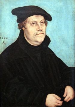 Портрет Мартина Лютера работы Лукаса Кранаха Старшего