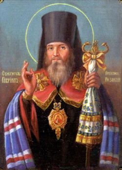 Свт. Гавриил, архиепископ Рязанский и Зарайский. Прижизненный портрет. Автор Николай Шумов