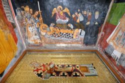 Гробница св. патриарха Нифонта II Константинопольского в монастыре Дионисиат. Афон
