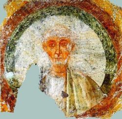Иннокентий I, папа Римский. Роспись церкви Сан-Паоло фуори ле Мура в Риме. V в.