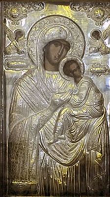 Лидская икона Божией Матери в греческом храме вмч. Георгия Победоносца в Лидде