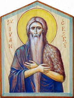 Прп. Иван Чешский. Чешская икона (XXI в.)