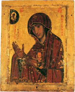 Махериотисса (Ножевая) икона Богородицы. Кипр. Монастырь Панагии Махера