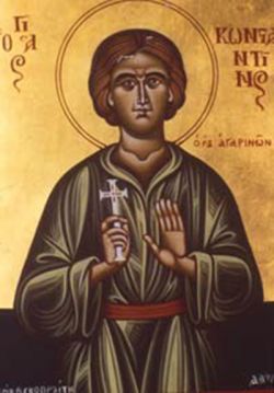 Икона мученика Константина Агарянина