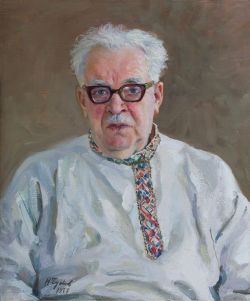 Портрет Н. Д. Успенского работы Николая Чукова, 1977 год