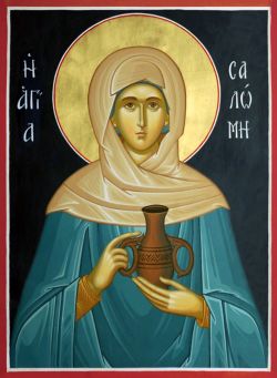 Св. Саломия Мироносица. Греческая икона (XXI в.)