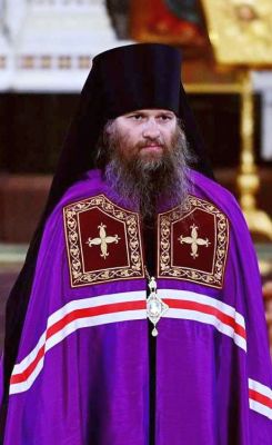 Епископ Иннокентий (Фролов) в день архиерейской хиротонии, 7 апреля 2022