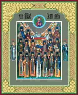 Мгарские преподобномученики. Икона