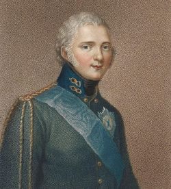 Император Александр I, гравюра Г. Кюгельгена, 1804 г.