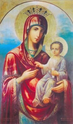 Икона Богоматери "Избавительница". Конец XIX – начало XX века.