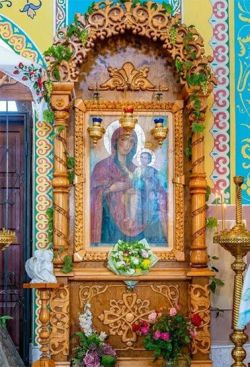 Байбузская икона Божией Матери. Успенская церковь села Байбузы. Черкасский район Черкасской области Украины.